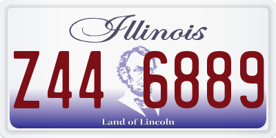 IL license plate Z446889