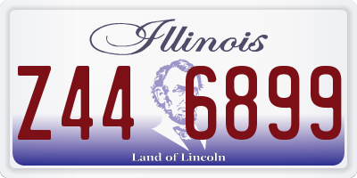 IL license plate Z446899
