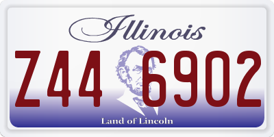IL license plate Z446902