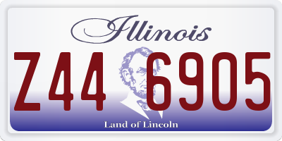 IL license plate Z446905