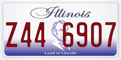 IL license plate Z446907