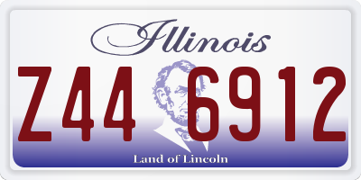 IL license plate Z446912