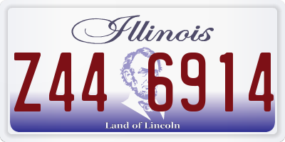 IL license plate Z446914