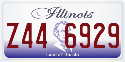 IL license plate Z446929