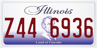 IL license plate Z446936