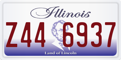 IL license plate Z446937