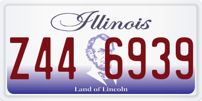 IL license plate Z446939