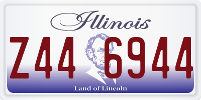 IL license plate Z446944