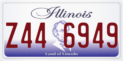 IL license plate Z446949