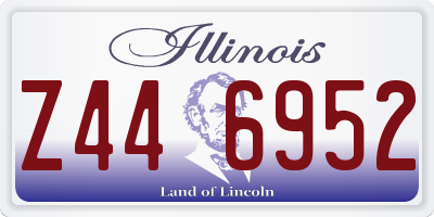 IL license plate Z446952