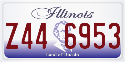 IL license plate Z446953