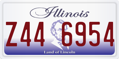 IL license plate Z446954