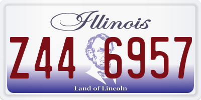 IL license plate Z446957