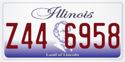 IL license plate Z446958