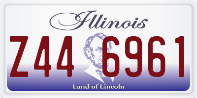 IL license plate Z446961