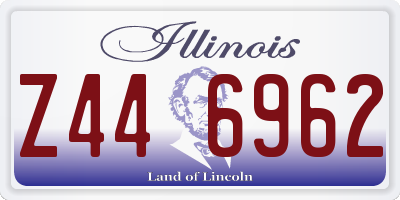 IL license plate Z446962