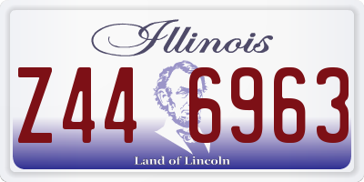 IL license plate Z446963