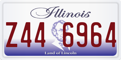 IL license plate Z446964