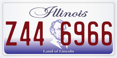 IL license plate Z446966