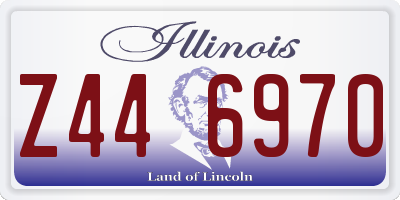 IL license plate Z446970