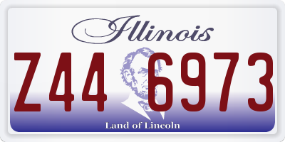 IL license plate Z446973