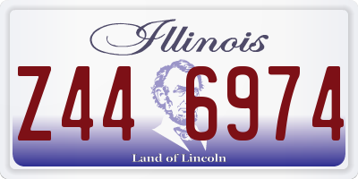 IL license plate Z446974