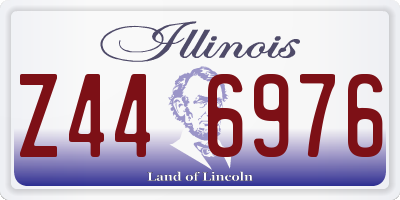 IL license plate Z446976