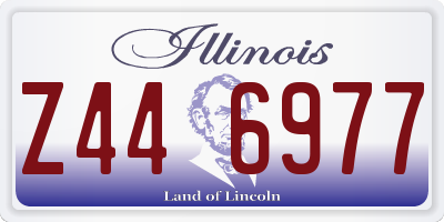 IL license plate Z446977