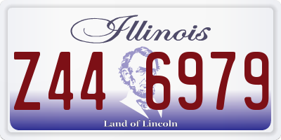 IL license plate Z446979