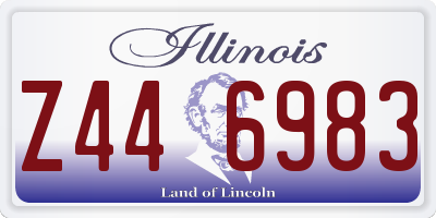 IL license plate Z446983