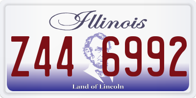 IL license plate Z446992