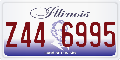IL license plate Z446995