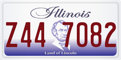 IL license plate Z447082