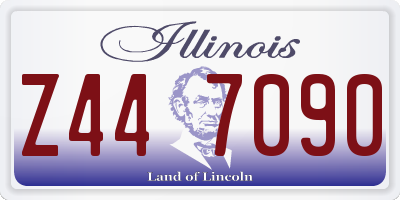 IL license plate Z447090
