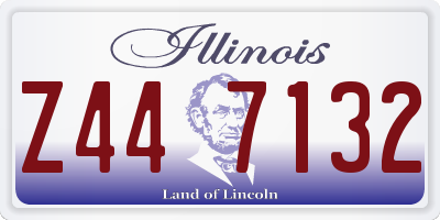 IL license plate Z447132