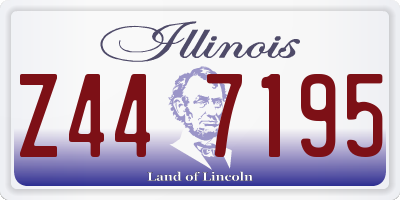 IL license plate Z447195