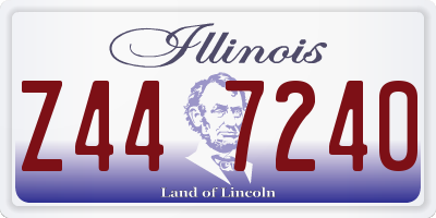 IL license plate Z447240