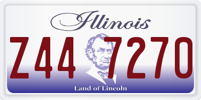 IL license plate Z447270
