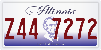 IL license plate Z447272