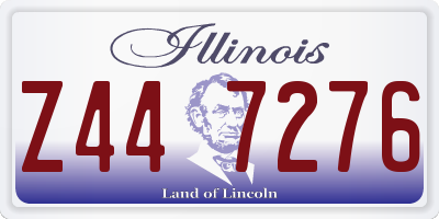 IL license plate Z447276