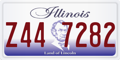 IL license plate Z447282