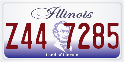 IL license plate Z447285