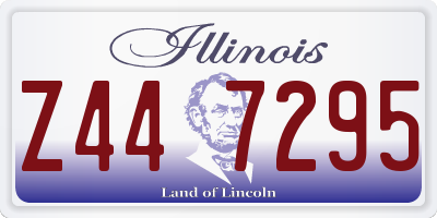 IL license plate Z447295