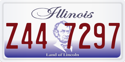 IL license plate Z447297