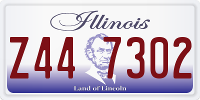 IL license plate Z447302
