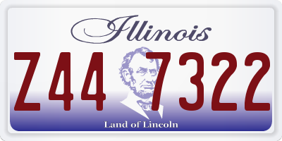 IL license plate Z447322