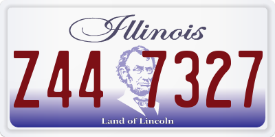 IL license plate Z447327