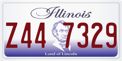 IL license plate Z447329