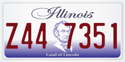 IL license plate Z447351