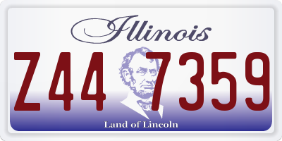 IL license plate Z447359